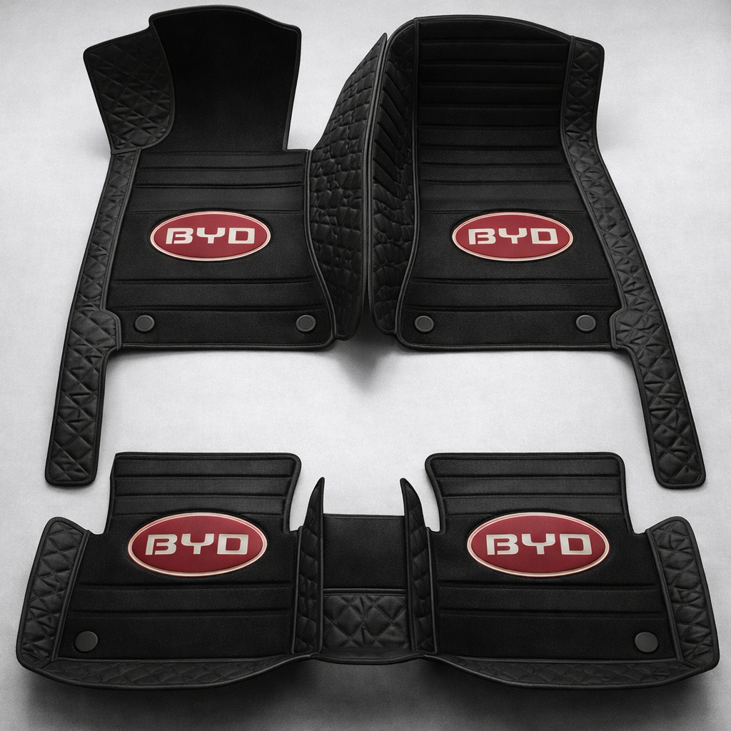 Zestaw premium dywaników samochodowych z wykończeniem skórzanym – czystość i elegancja każdego dnia