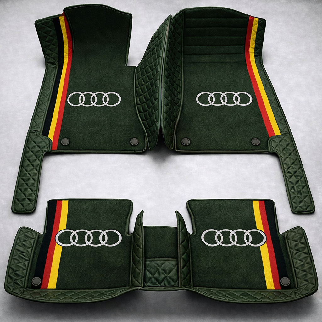 Zestaw premium dywaników samochodowych z wykończeniem skórzanym – czystość i elegancja każdego dnia