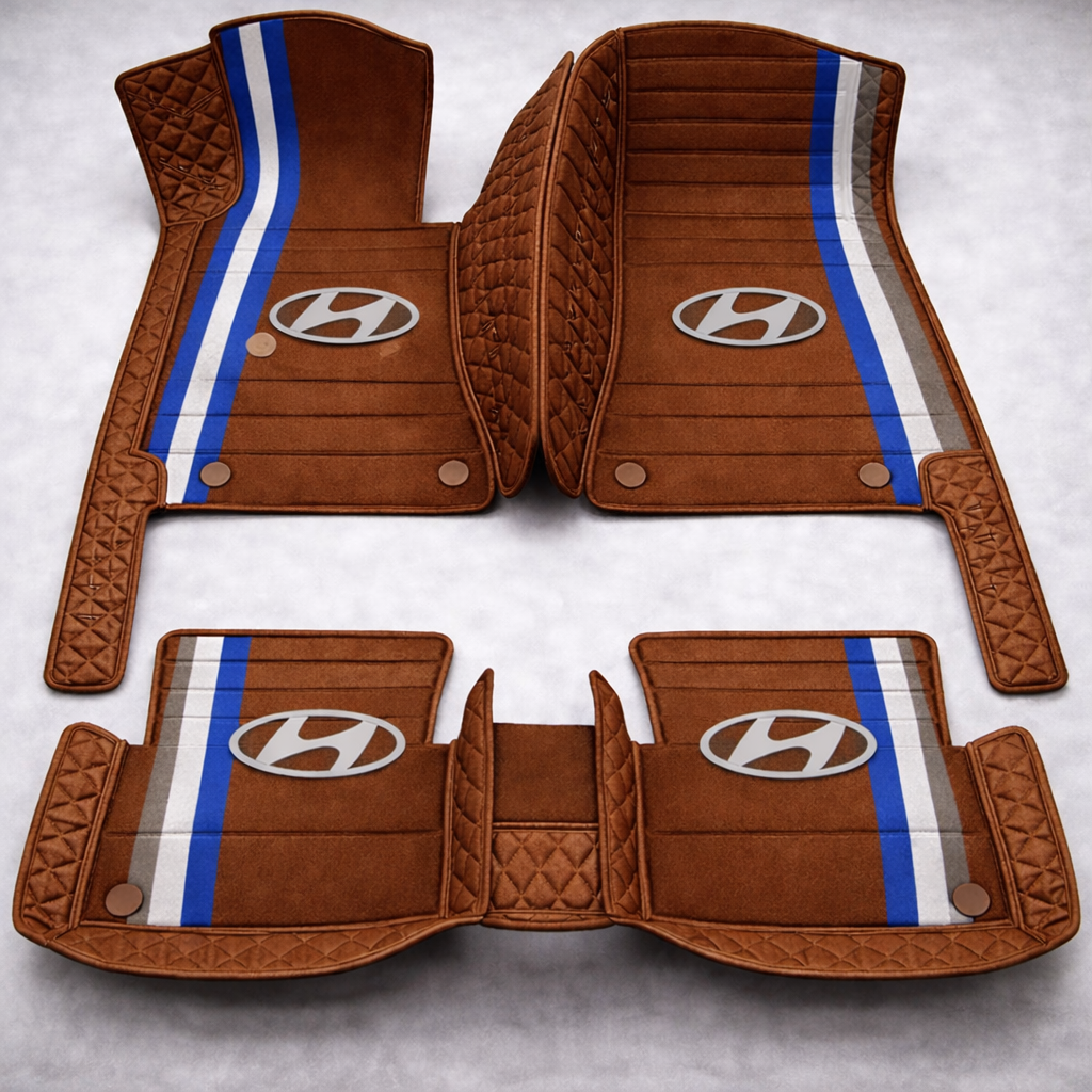 Zestaw premium dywaników samochodowych z wykończeniem skórzanym – czystość i elegancja każdego dnia