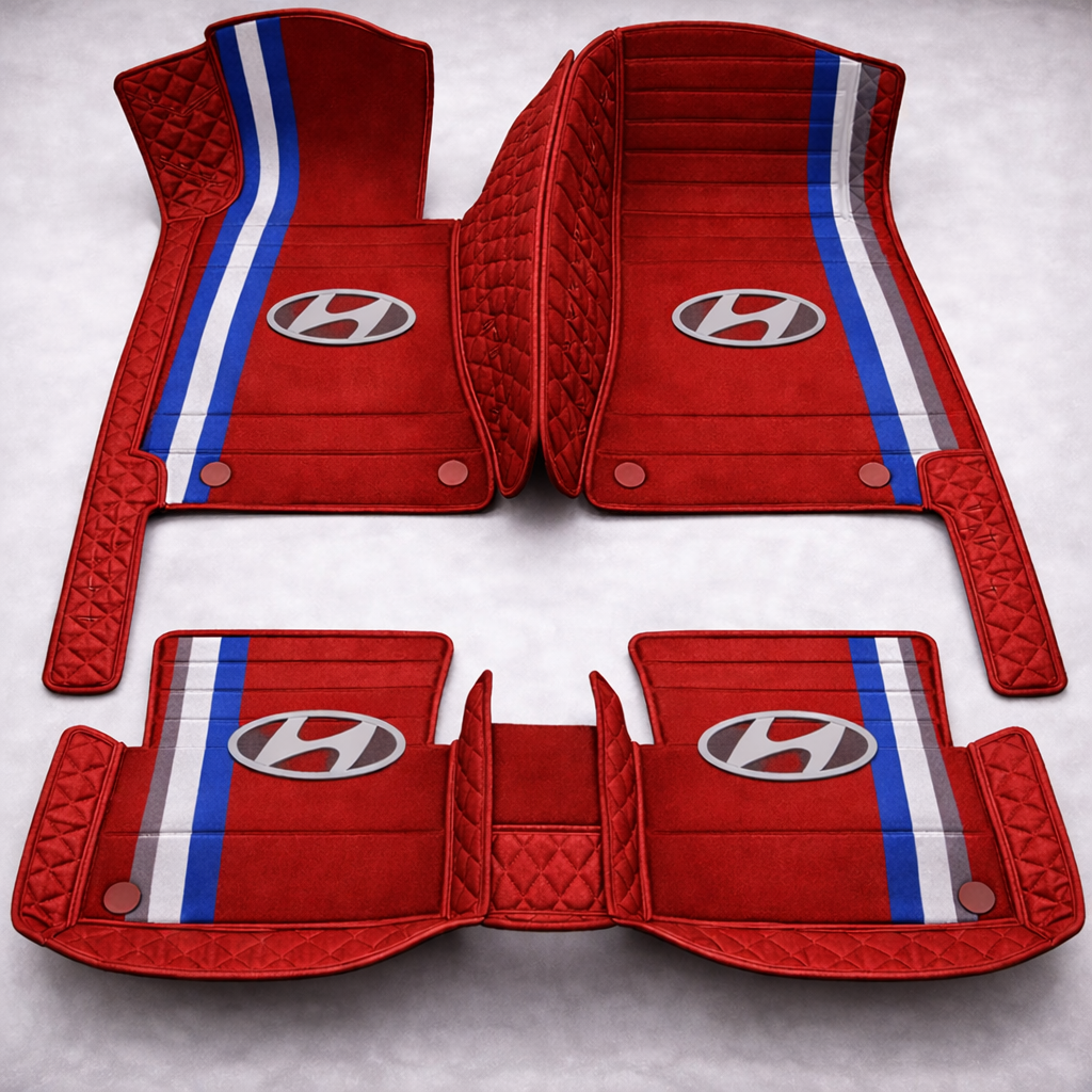 Zestaw premium dywaników samochodowych z wykończeniem skórzanym – czystość i elegancja każdego dnia