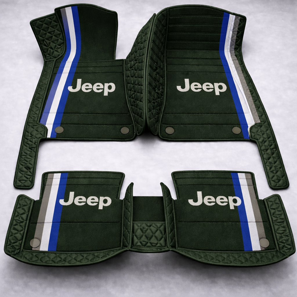 Zestaw premium dywaników samochodowych z wykończeniem skórzanym – czystość i elegancja każdego dnia