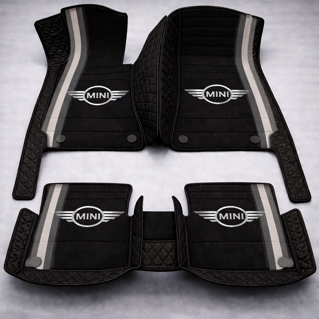 Zestaw premium dywaników samochodowych z wykończeniem skórzanym – czystość i elegancja każdego dnia