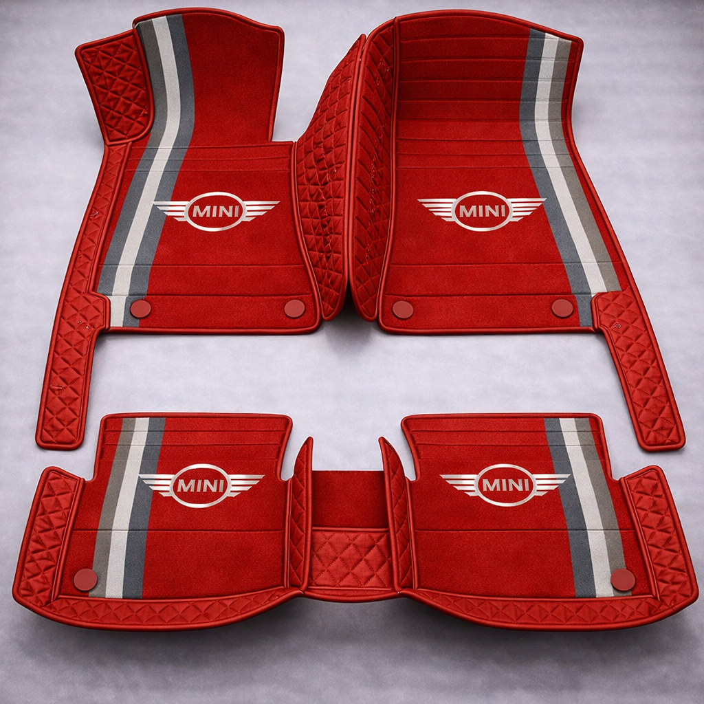 Zestaw premium dywaników samochodowych z wykończeniem skórzanym – czystość i elegancja każdego dnia