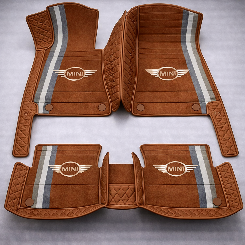 Zestaw premium dywaników samochodowych z wykończeniem skórzanym – czystość i elegancja każdego dnia