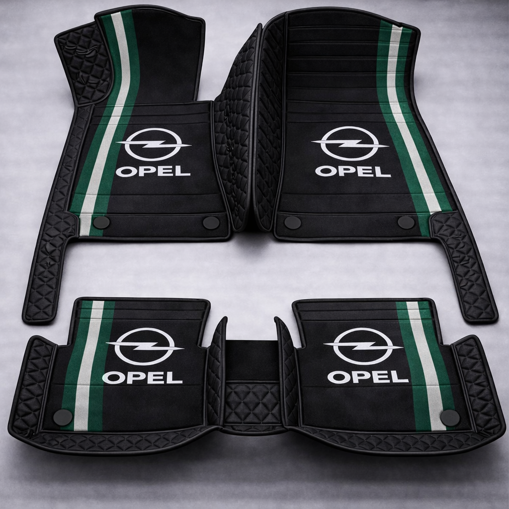 Zestaw premium dywaników samochodowych z wykończeniem skórzanym – czystość i elegancja każdego dnia