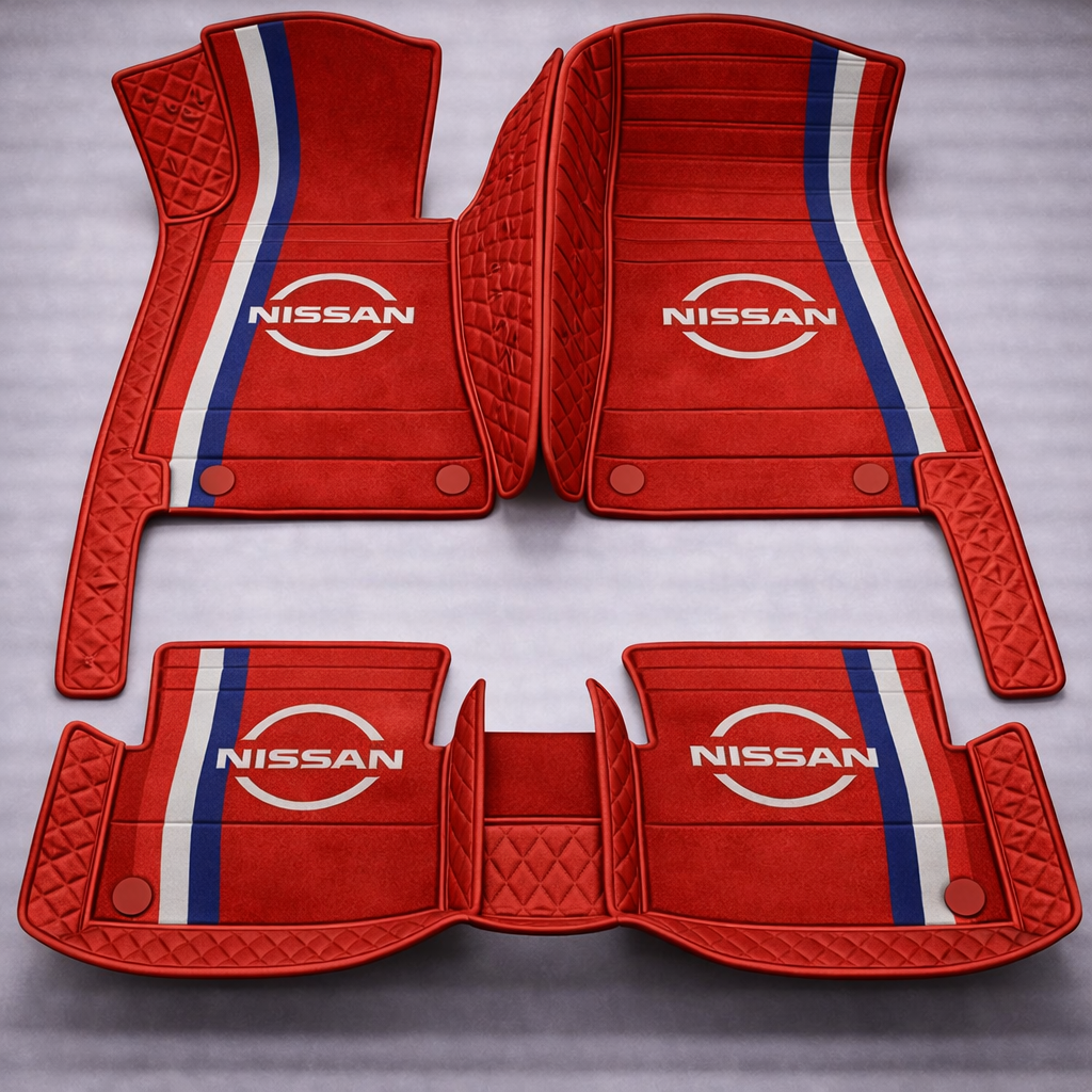 Zestaw premium dywaników samochodowych z wykończeniem skórzanym – czystość i elegancja każdego dnia