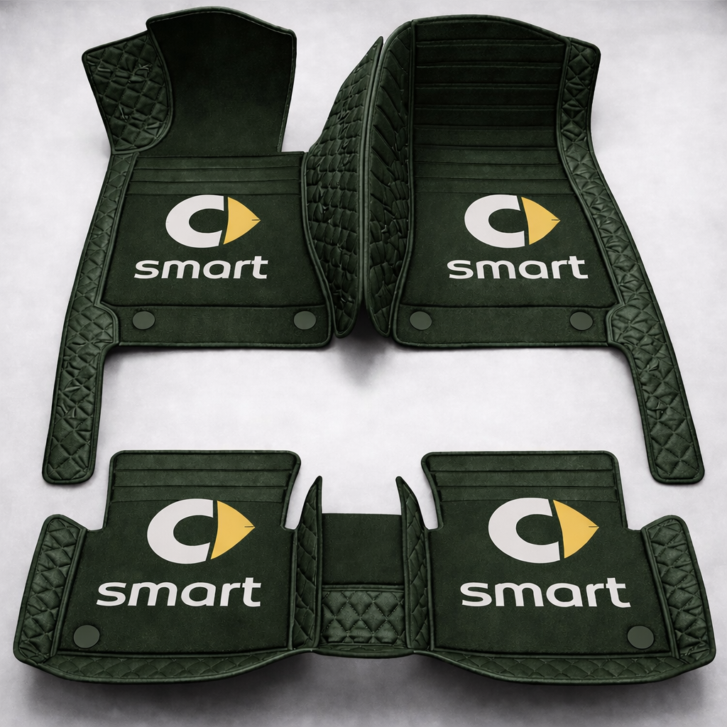 Zestaw premium dywaników samochodowych z wykończeniem skórzanym – czystość i elegancja każdego dnia