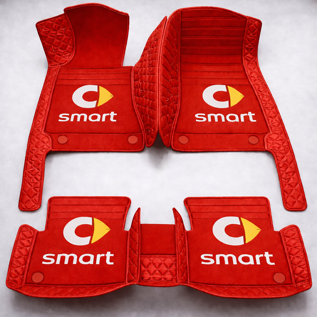 Zestaw premium dywaników samochodowych z wykończeniem skórzanym – czystość i elegancja każdego dnia