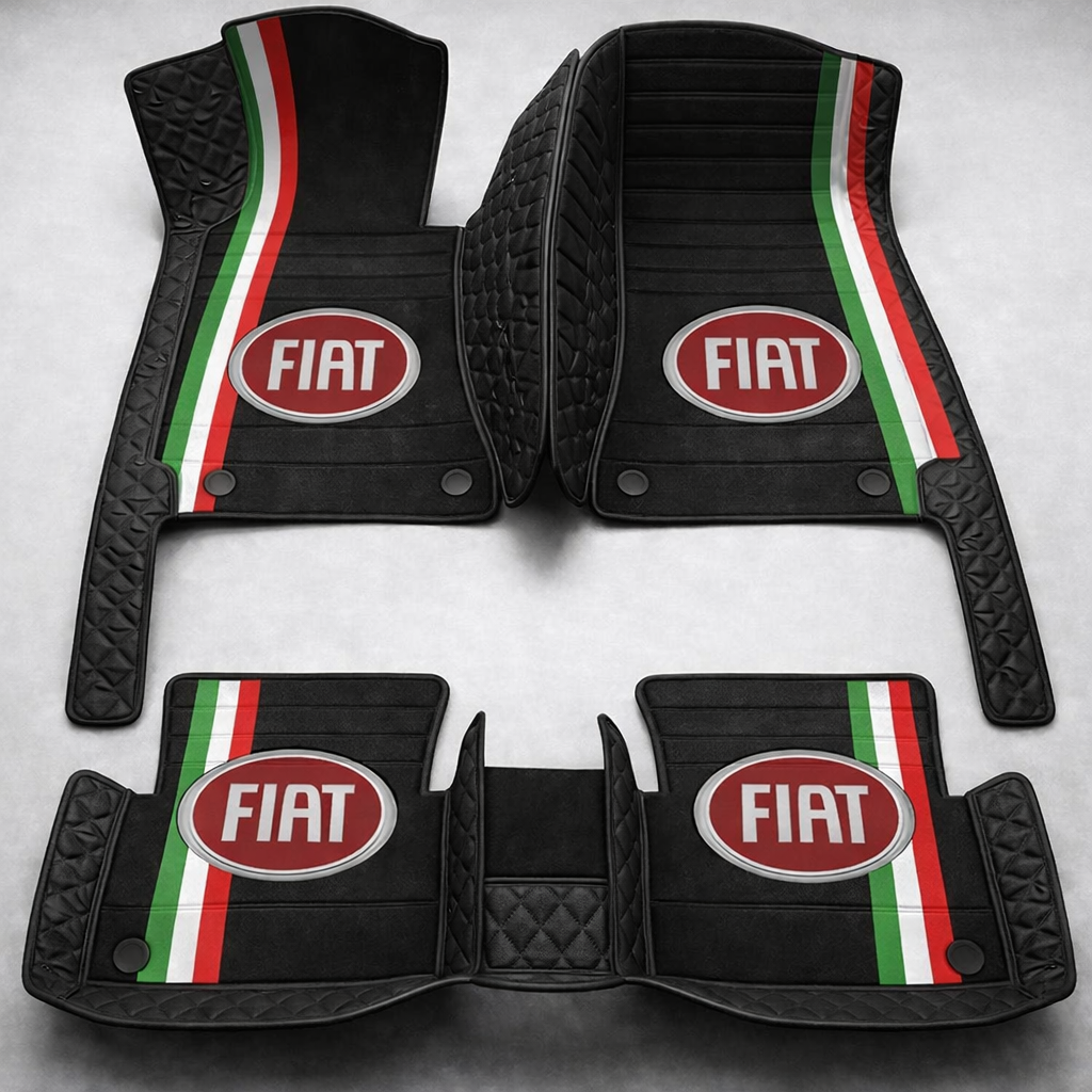 Zestaw premium dywaników samochodowych z wykończeniem skórzanym – czystość i elegancja każdego dnia