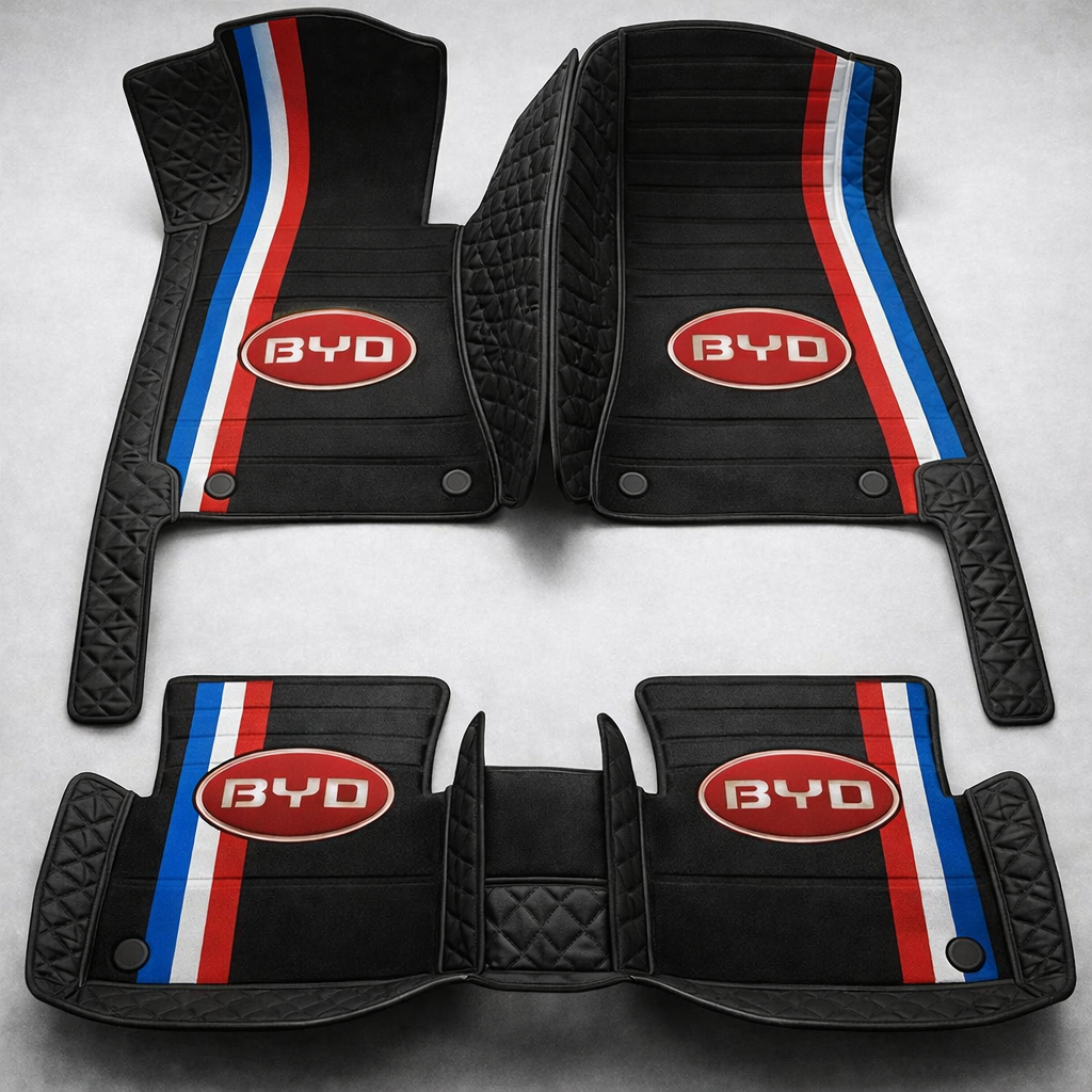 Zestaw premium dywaników samochodowych z wykończeniem skórzanym – czystość i elegancja każdego dnia