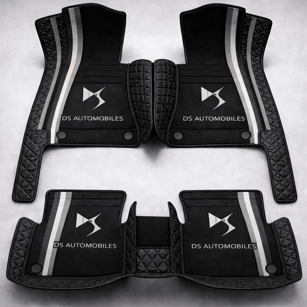 Zestaw premium dywaników samochodowych z wykończeniem skórzanym – czystość i elegancja każdego dnia