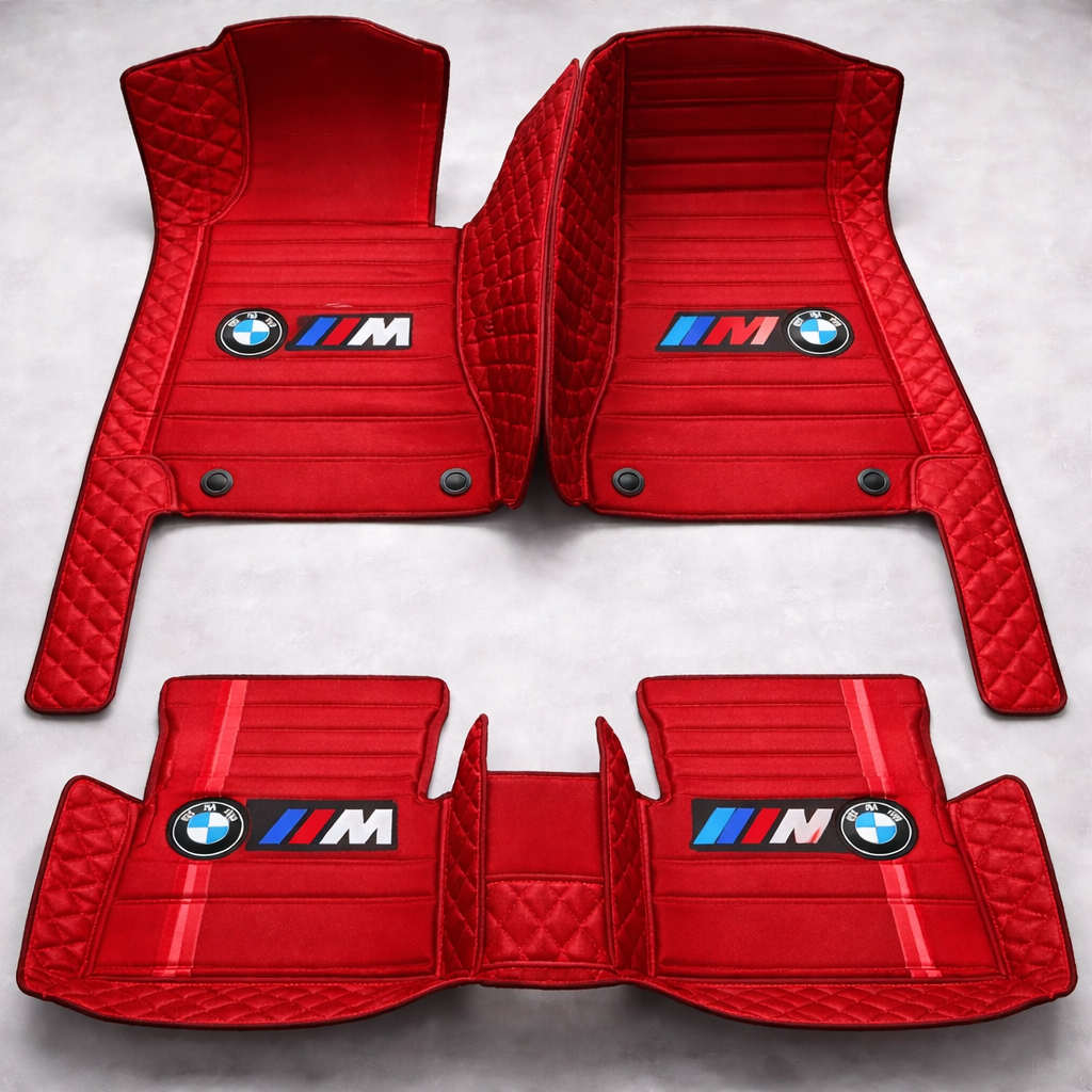 Zestaw premium dywaników samochodowych z wykończeniem skórzanym – czystość i elegancja każdego dnia