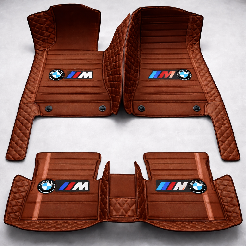 Zestaw premium dywaników samochodowych z wykończeniem skórzanym – czystość i elegancja każdego dnia