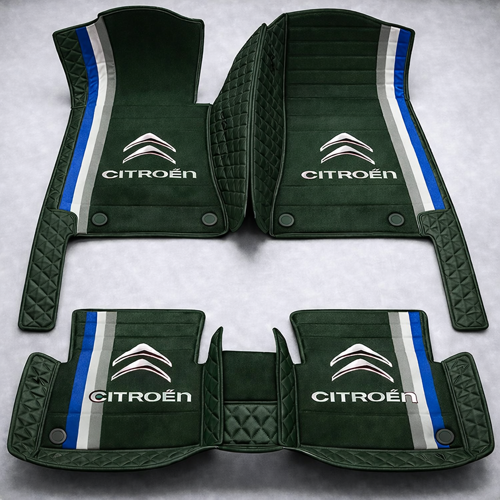 Zestaw premium dywaników samochodowych z wykończeniem skórzanym – czystość i elegancja każdego dnia