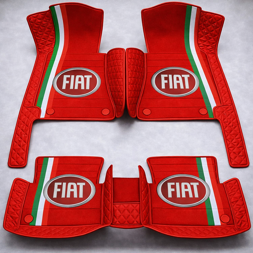 Zestaw premium dywaników samochodowych z wykończeniem skórzanym – czystość i elegancja każdego dnia