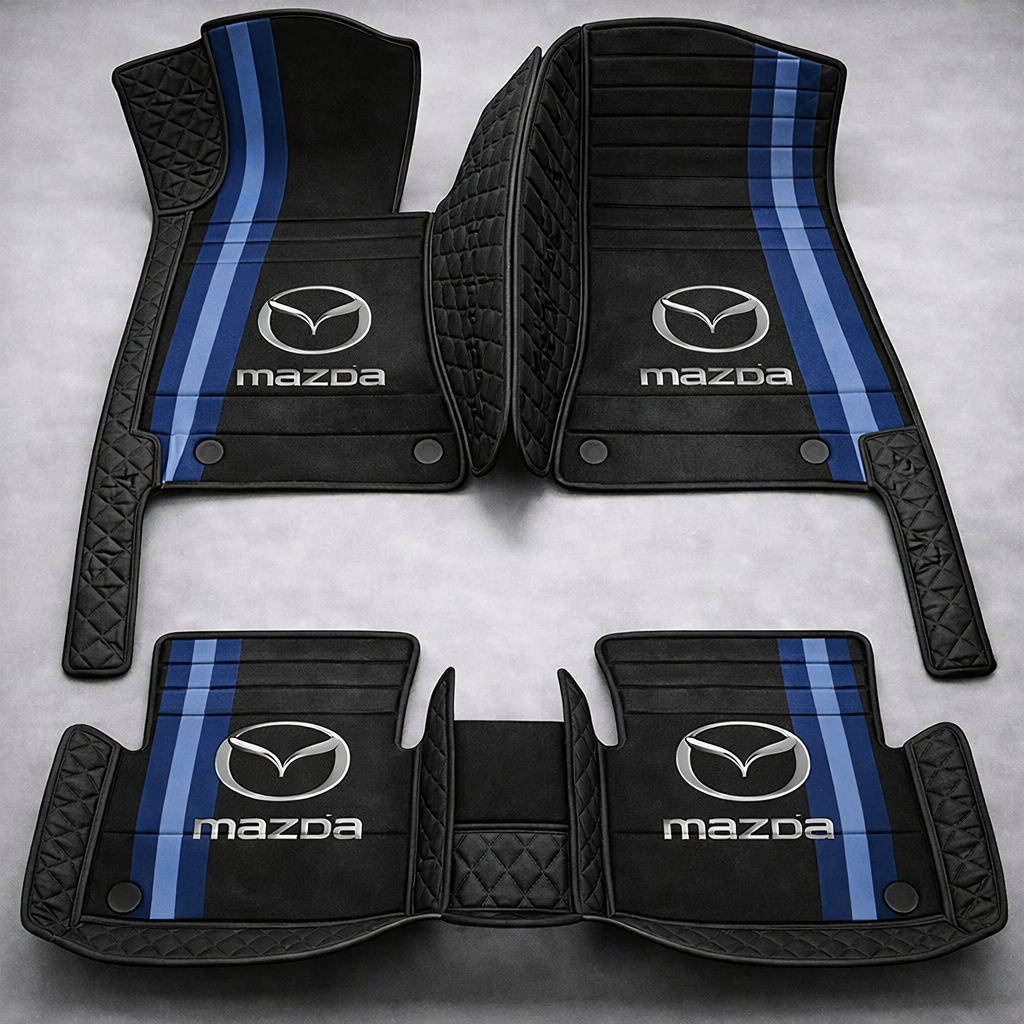 Zestaw premium dywaników samochodowych z wykończeniem skórzanym – czystość i elegancja każdego dnia