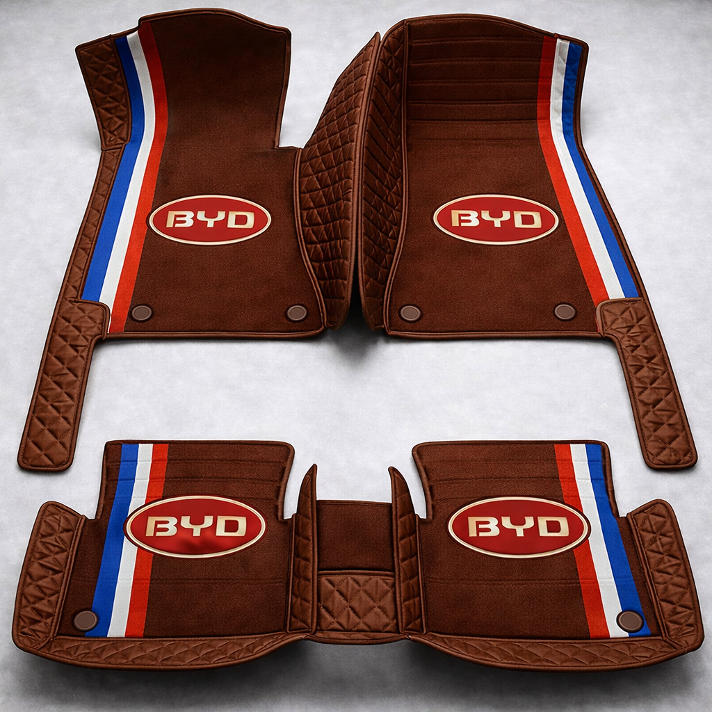 Zestaw premium dywaników samochodowych z wykończeniem skórzanym – czystość i elegancja każdego dnia