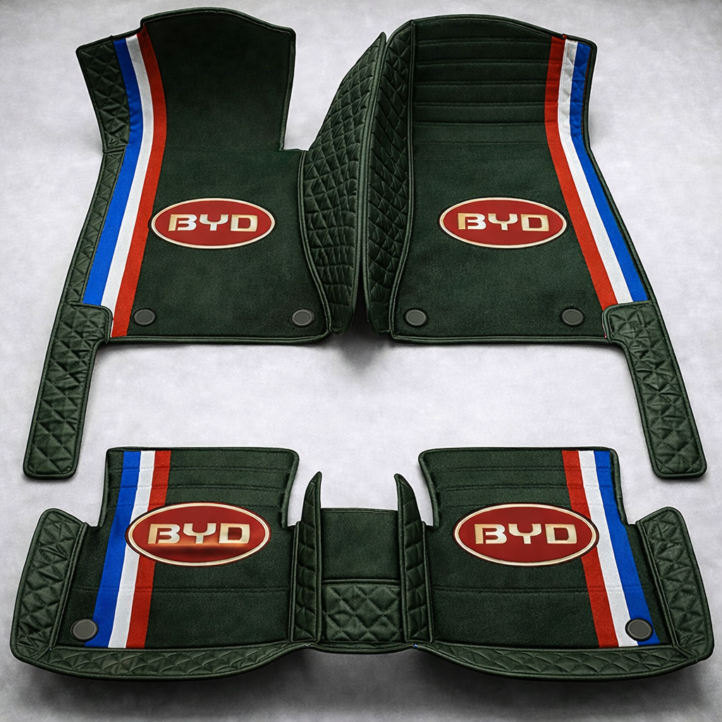 Zestaw premium dywaników samochodowych z wykończeniem skórzanym – czystość i elegancja każdego dnia