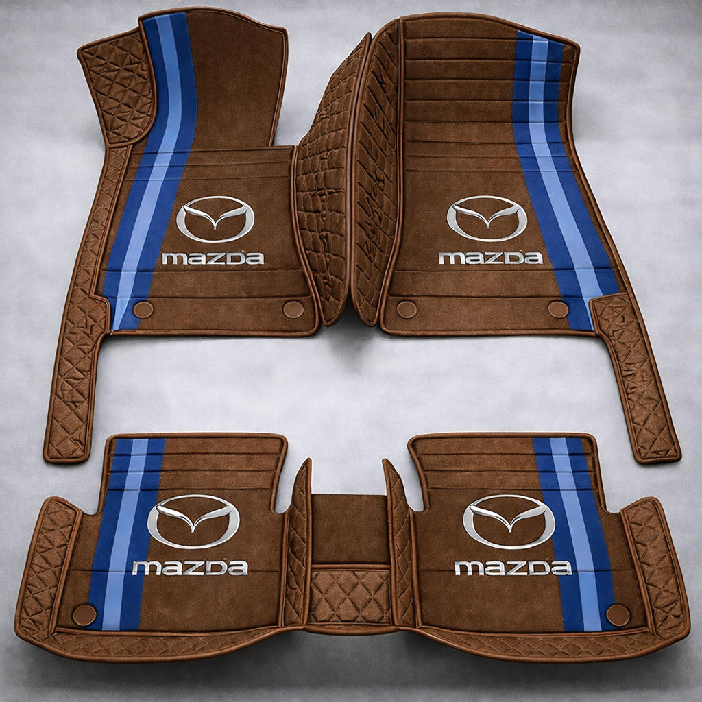 Zestaw premium dywaników samochodowych z wykończeniem skórzanym – czystość i elegancja każdego dnia