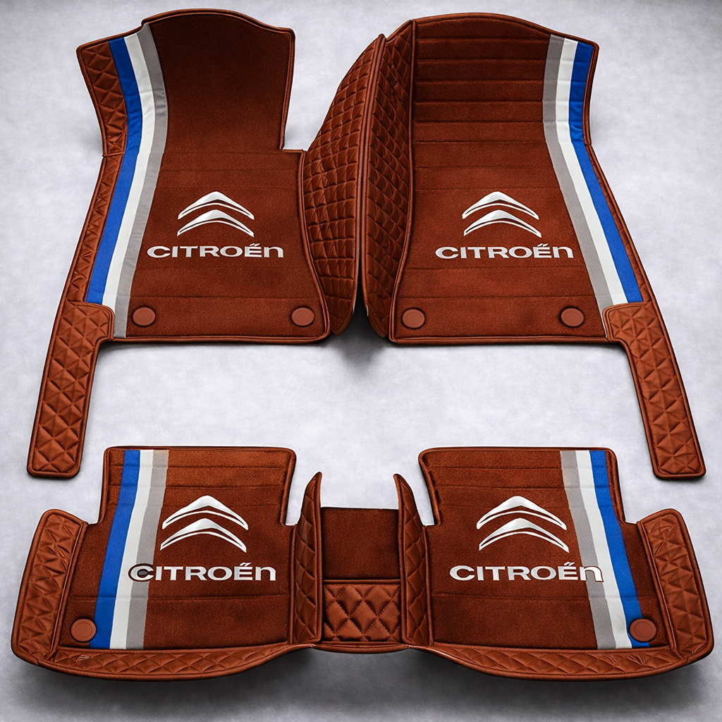 Zestaw premium dywaników samochodowych z wykończeniem skórzanym – czystość i elegancja każdego dnia