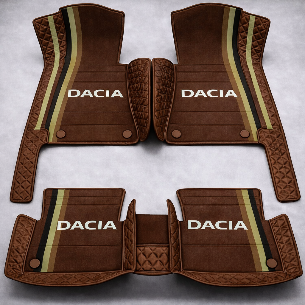 Zestaw premium dywaników samochodowych z wykończeniem skórzanym – czystość i elegancja każdego dnia