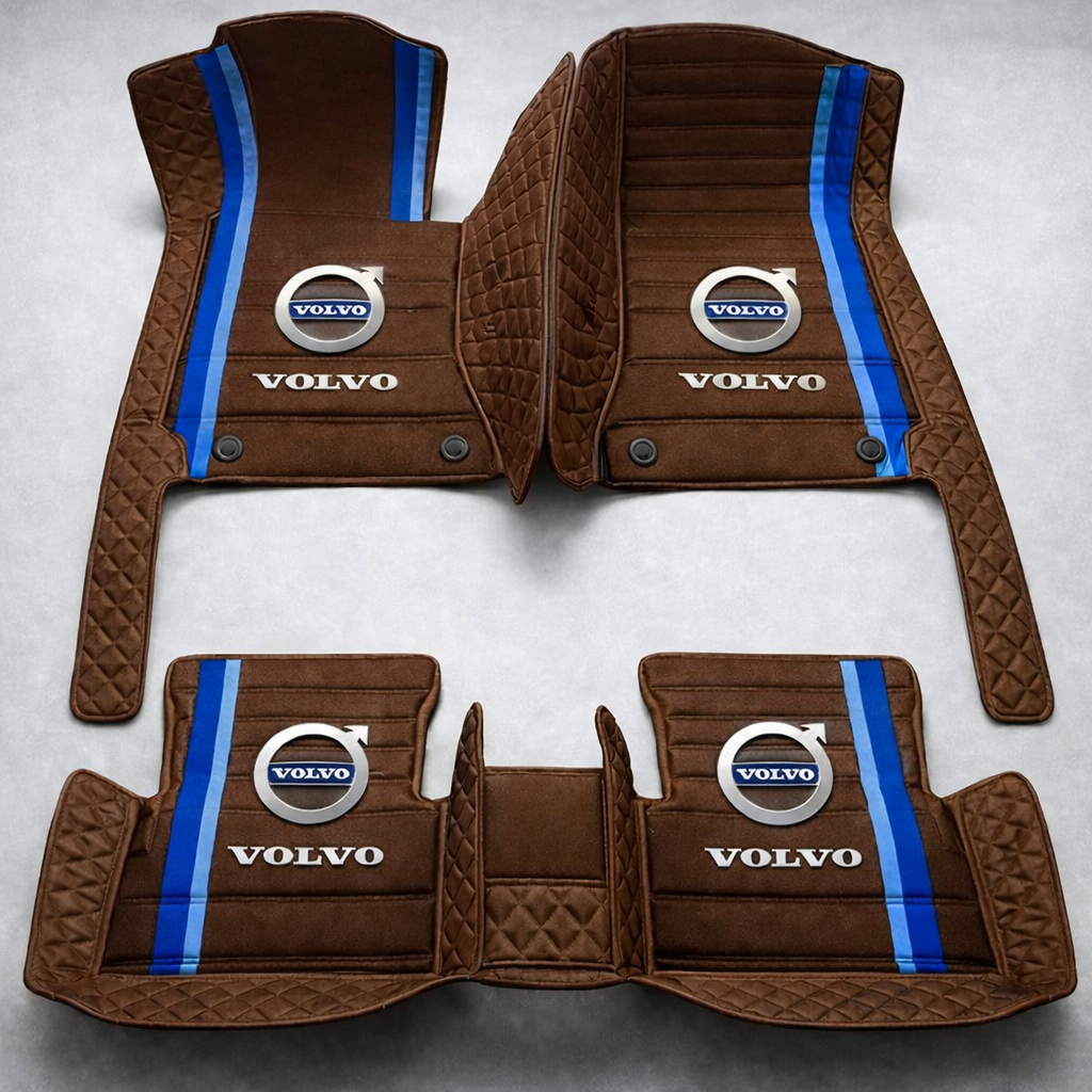 Zestaw premium dywaników samochodowych z wykończeniem skórzanym – czystość i elegancja każdego dnia