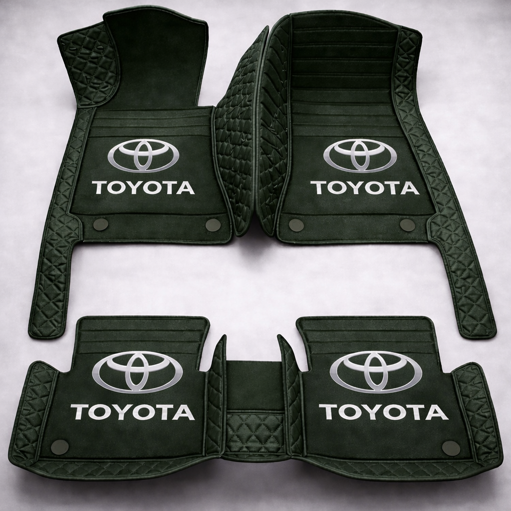 Zestaw premium dywaników samochodowych z wykończeniem skórzanym – czystość i elegancja każdego dnia