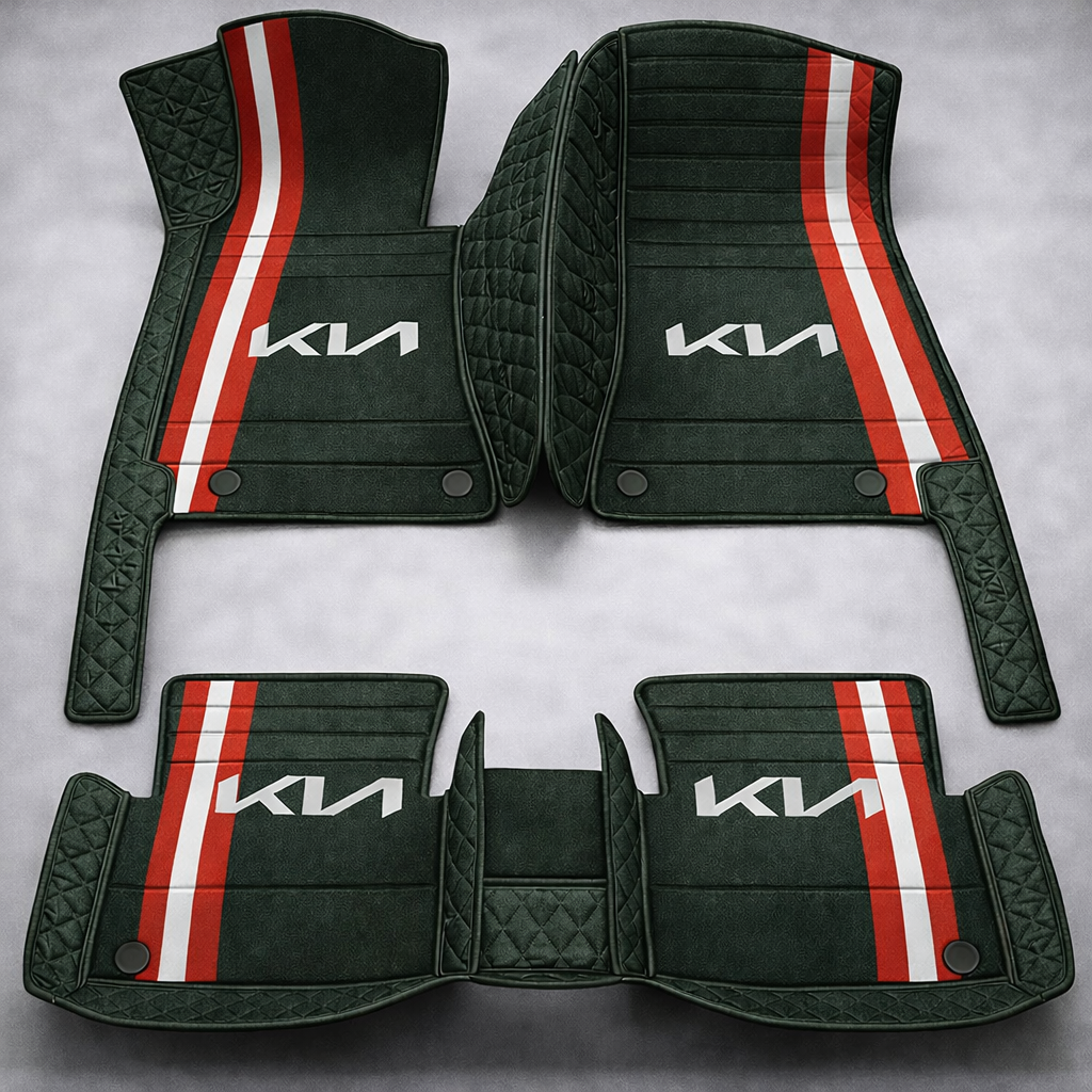 Zestaw premium dywaników samochodowych z wykończeniem skórzanym – czystość i elegancja każdego dnia