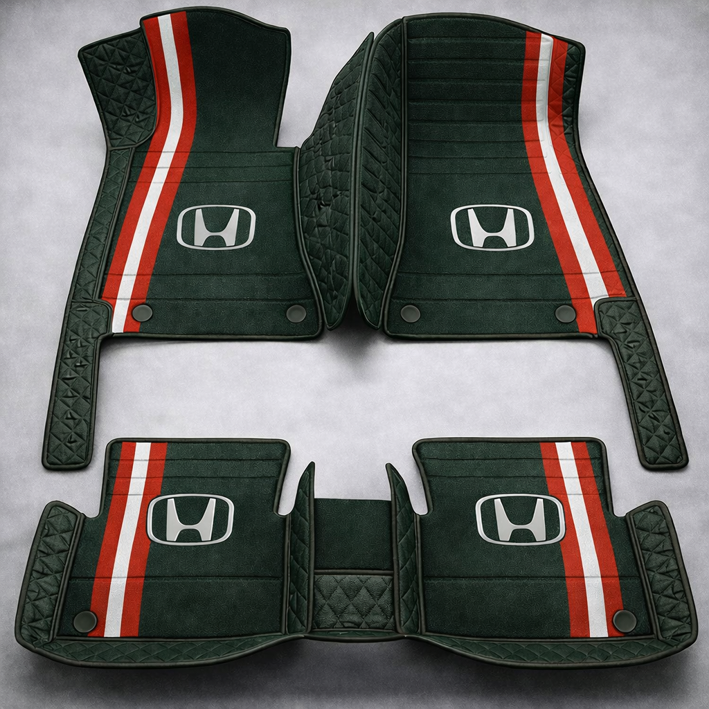 Zestaw premium dywaników samochodowych z wykończeniem skórzanym – czystość i elegancja każdego dnia