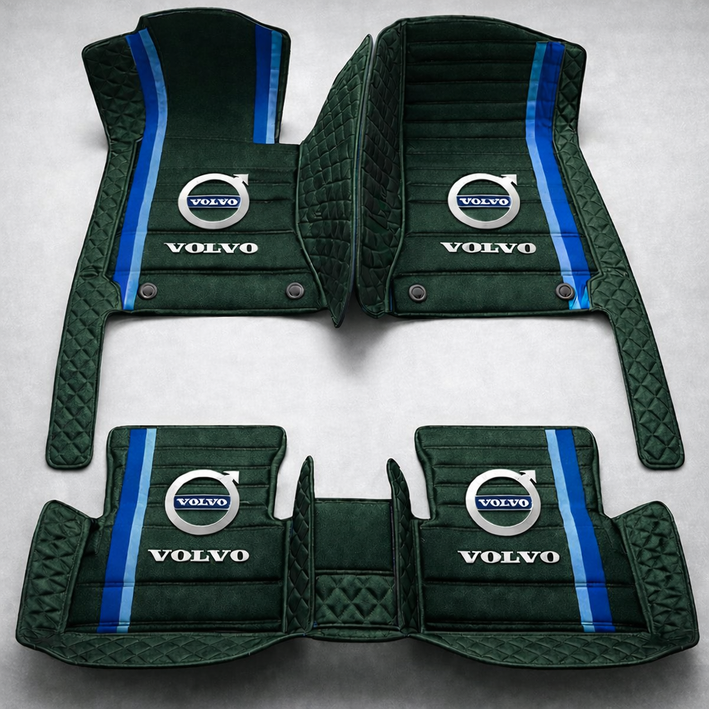 Zestaw premium dywaników samochodowych z wykończeniem skórzanym – czystość i elegancja każdego dnia