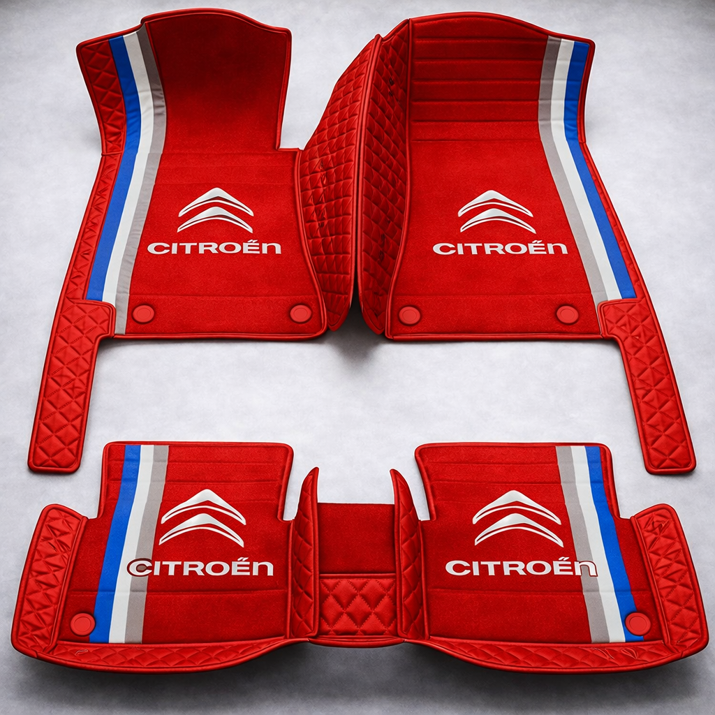 Zestaw premium dywaników samochodowych z wykończeniem skórzanym – czystość i elegancja każdego dnia