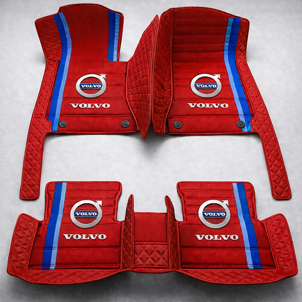 Zestaw premium dywaników samochodowych z wykończeniem skórzanym – czystość i elegancja każdego dnia