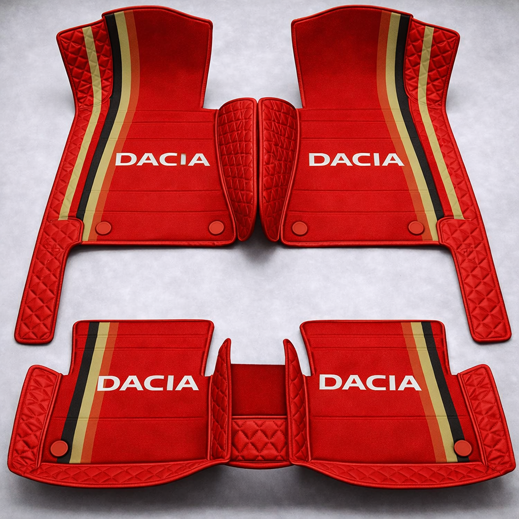 Zestaw premium dywaników samochodowych z wykończeniem skórzanym – czystość i elegancja każdego dnia