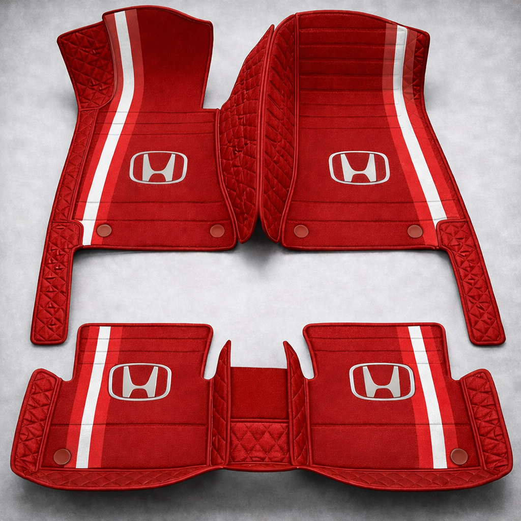 Zestaw premium dywaników samochodowych z wykończeniem skórzanym – czystość i elegancja każdego dnia